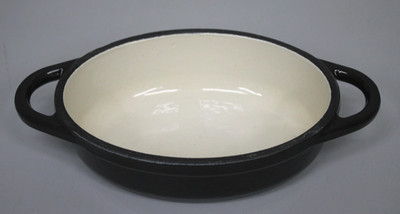 Ernesto Mini-Gusseisen-Auflaufformen 260 ml ca. 20 x Ø 11 cm Schwarz 403868_2110