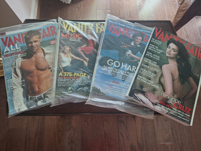 2001 Vanity Fair Lot Of 4