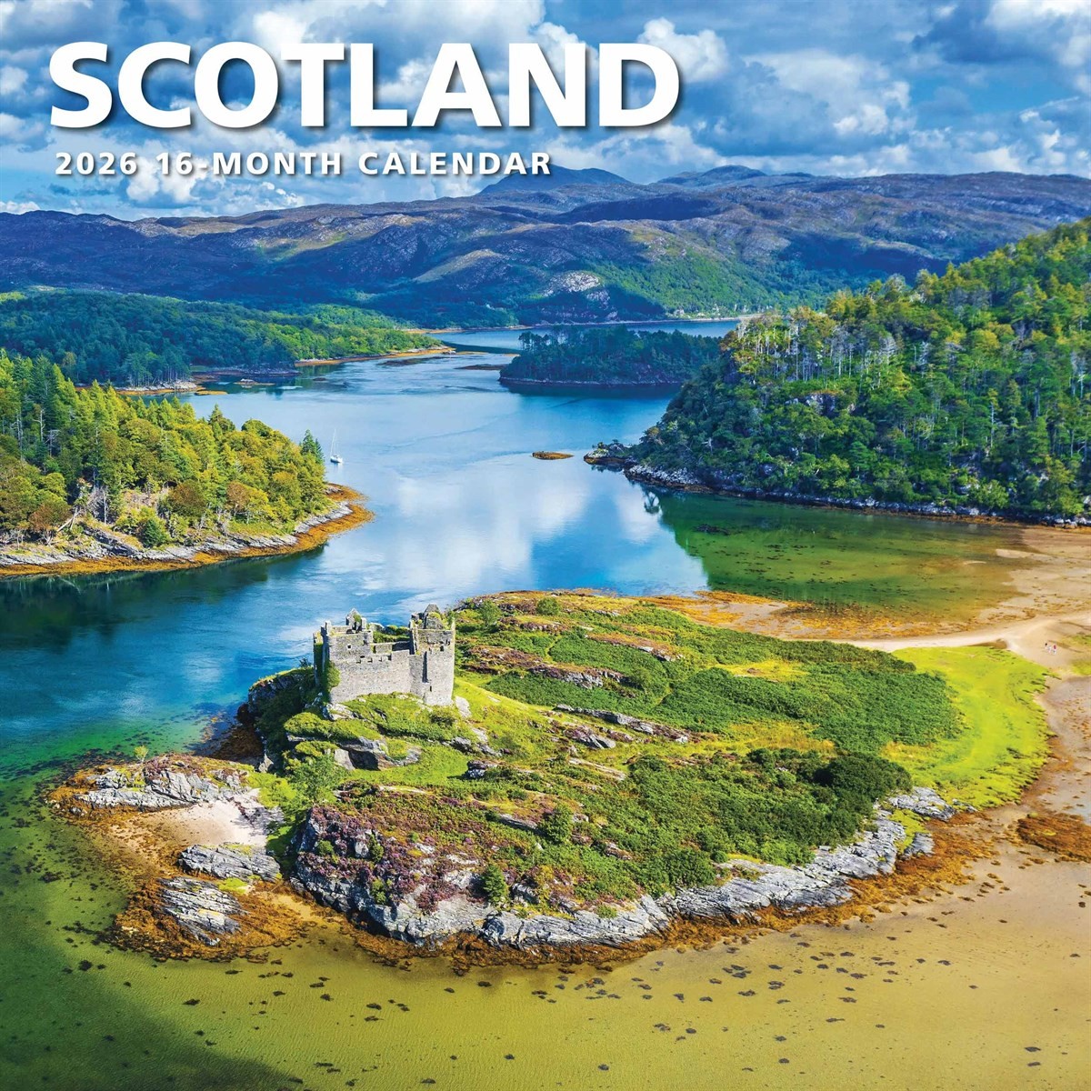 Scotland Calendar 2026, Wall Calendars, Month To View, Travel, Gift