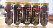 PENN Racquetball Purple High Definition BALLS, 5 of 3-Balls Cans, 15 New balls