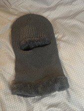 Size 16 Grey Winter Ski Mask Beanie