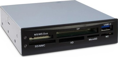 Inter-Tech Nitrox CI-01 Multi-Slot Cardreader - Intern 3.5'' USB 3.0 - OVP