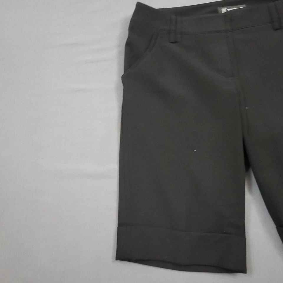 Pantalones cortos International Concepts para mujer 8P tiro medio chinos 11" entrepierna tweed negros Foto 2 de 4