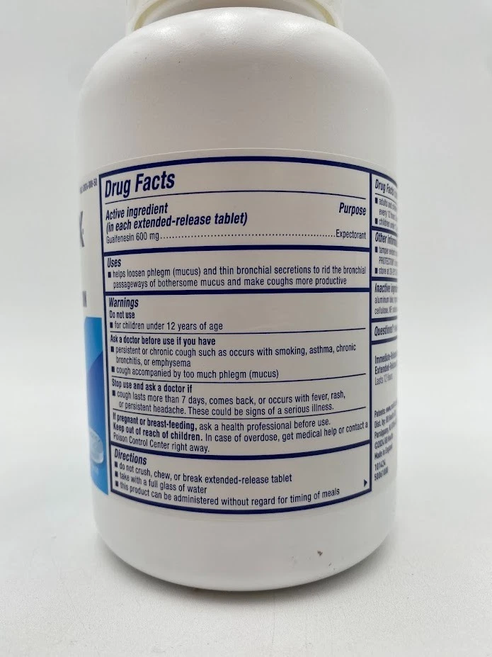 MUCINEX Alivia Congestión Pechera 12 Horas 500 Comprimidos Exp 3/28 Foto 3 de 4