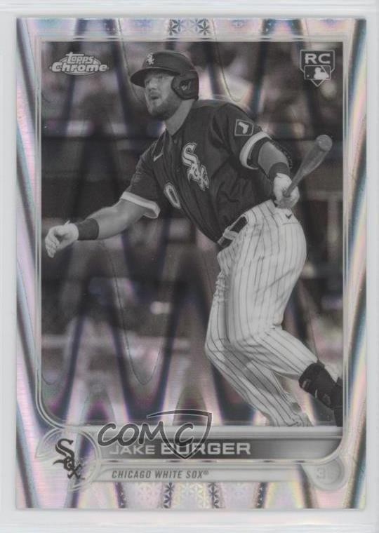 2022 Topps Chrome Sonic Black & White RayWave Refractor Jake Burger #29 4c5