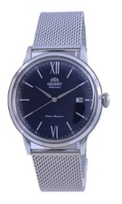 Orient Bambino Automatic Blue Dial Stainless Steel RA-AC0019L10B Mens Watch