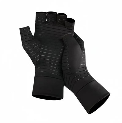 New Copper Arthritis Compression Gloves Hand Support Pain Relief Joint Self Care