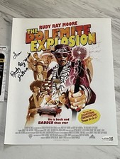 Rudy Ray Moore Dolomite Explosion Signed 8.5x11 Movie Poster Reproduction JSA