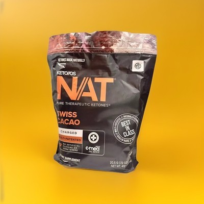   Pruvit Keto OS NAT Ketones - Swiss Cacao CHARGED - 20 Pk. EXP: 06/2026