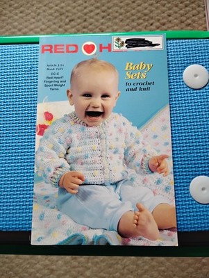2 Red Hot Baby  Sets Crochet Magazines