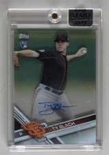 2017 Topps Clearly Authentic Auto Ty Blach #CAAU-TB Auto 0rm6