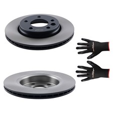 2x Bremsscheiben Hinten für VW California T5 T6 Transporter Multivan Caravelle