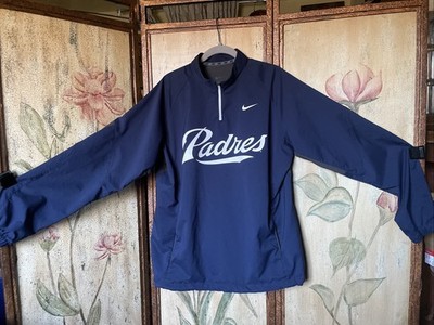 San Diego Padres Nike 1/4 Zip L Jacket RARE