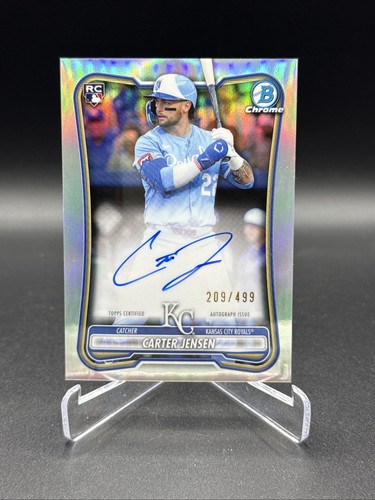 Carter Jensen #CRA-CJ 2026 Bowman Chrome Rookie Autograph card