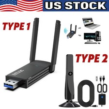 USB 3.0 Wireless WIFI Adapter 1300Mbps Long Range Dongle Dual Band Network lot