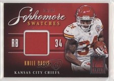 2014 Panini Elite Sophomore Swatches 9/99 Knile Davis #17 no9