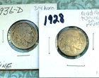 Pretty LOT of 1928P "Fine" (high grade) & 1936 "D" "Fine" w/ a BOLD "D" mintmark