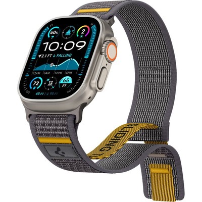 Armband für Smart Watch 49/46/45/44 mm Spigen Uhrarmbänd Uhrbänd Bänd Grau