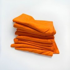 Gildan Short Sleeve Shirt Bundle Children Size Orange 1-sm, 6-med, 1-lg 1-XLg