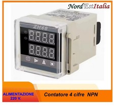 Conta pezzi  NPN contapezzi  220 V. Contatore digitale   ZN48 contaimpulsi