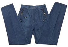 Vintage Wrangler Women's High Waisted Denim Jeans Size 15x36 Made in USA