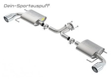 Borla Edelstahl Duplex Sportauspuff Mazda 3 Typ BM je 102mm rund