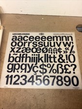 Vintage Mecanorma Letraset Transfer Schriftzu...