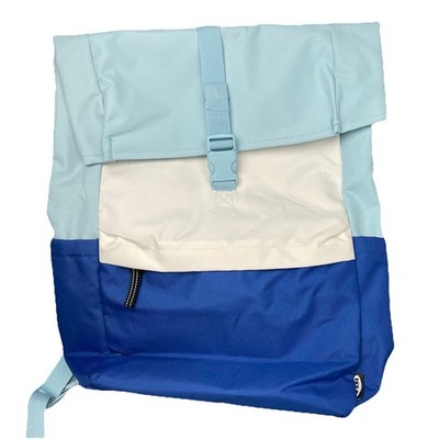IKEA Starttid Laptop Backpack Blue Extendable Bag Travel Student Hiking Gym Pack
