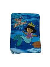 vintage/y2k RARE Dora the Explorer fleece throw blanket flip into adventure