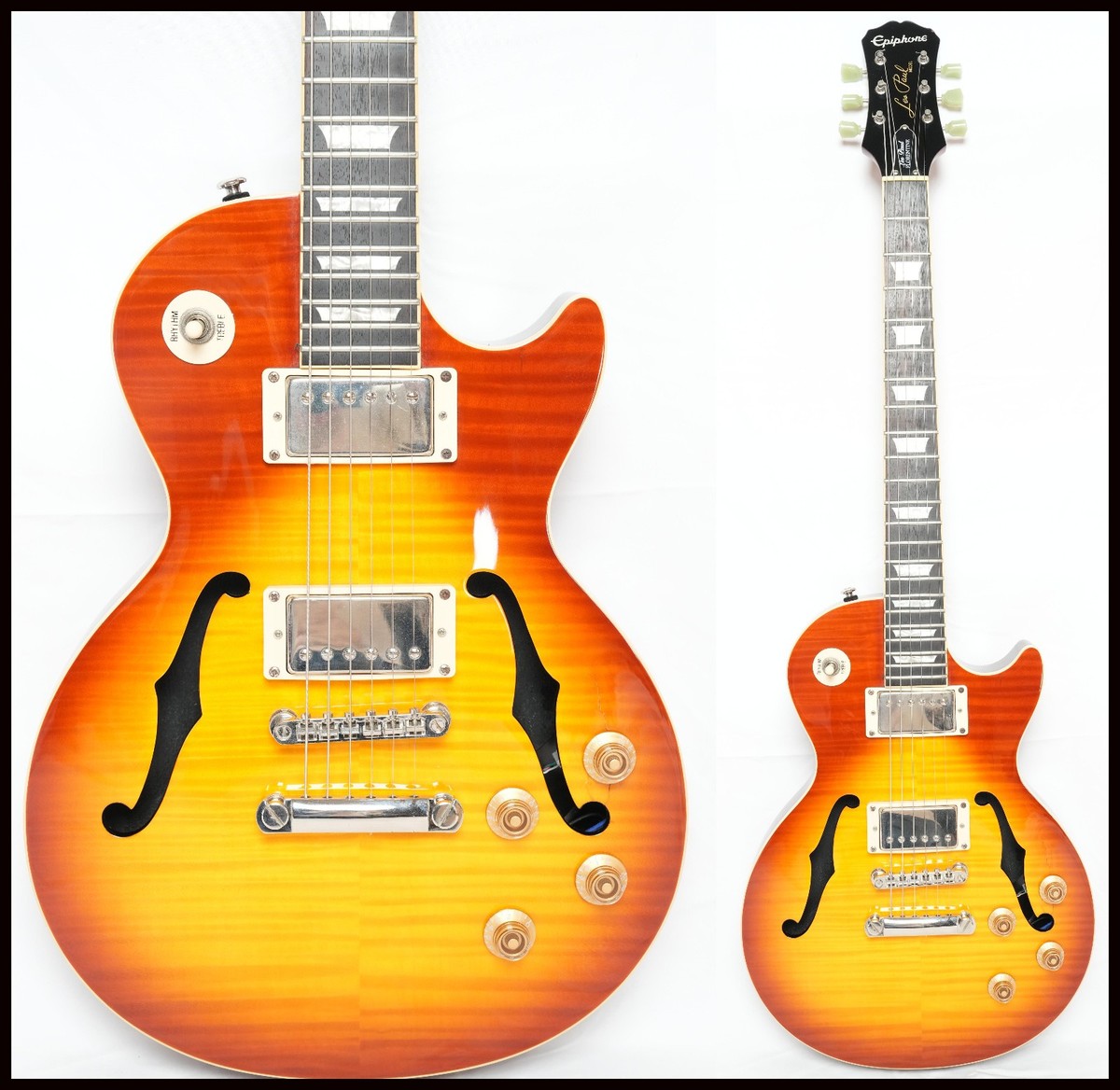 Epiphone by Gibson Les Paul Standard Florentine Pro Ice Tea Burst