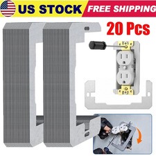 20 Pcs Outlet Leveling Spacers Electrical Wall Plate Switch Adjustment Kit US