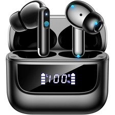 Wireless Earbuds Bluetooth 5.4, 6-Mic ENC, Clear Call, 48H, IPX7 Waterproof