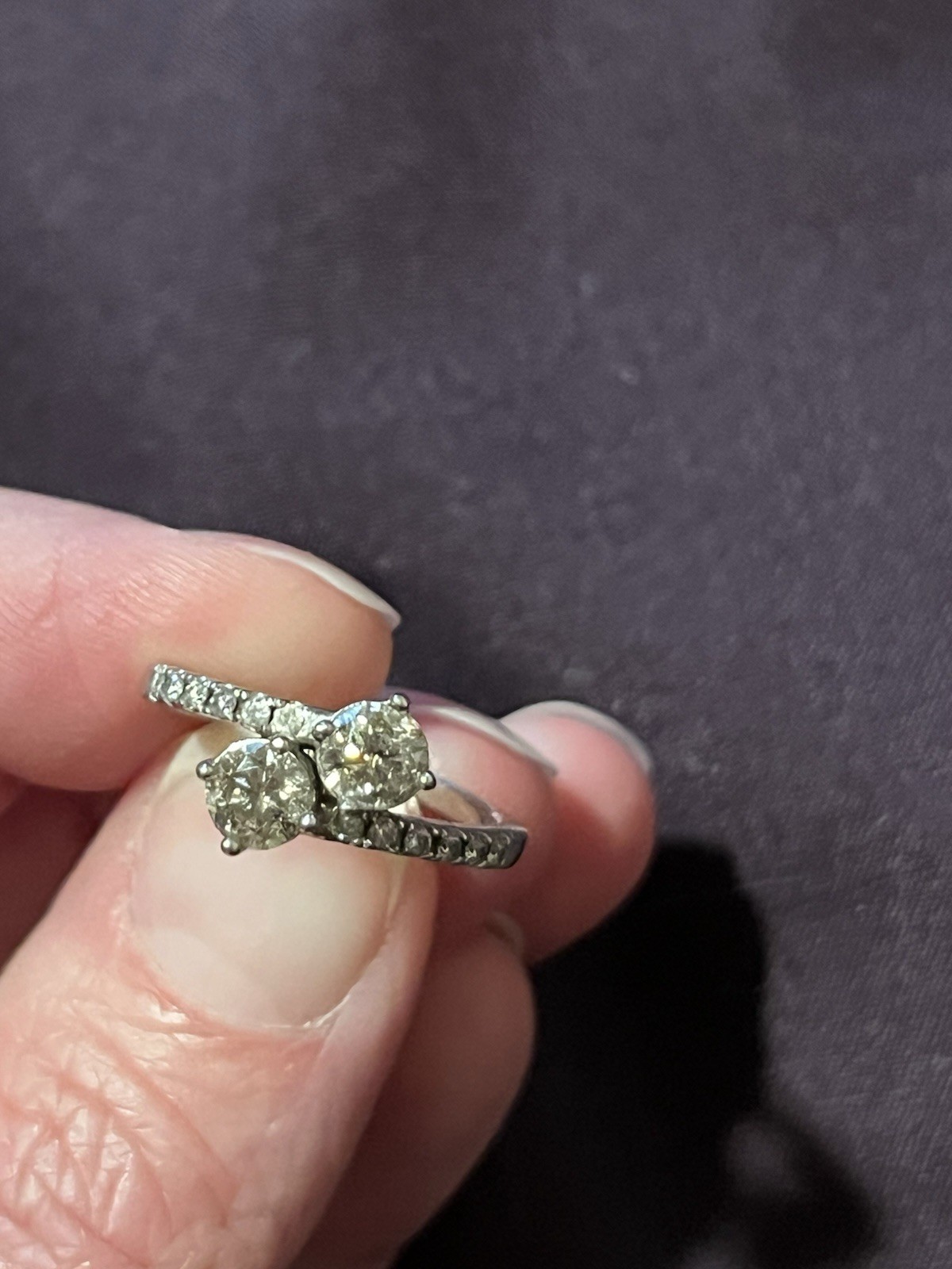 Double Diamond Ring - image 1