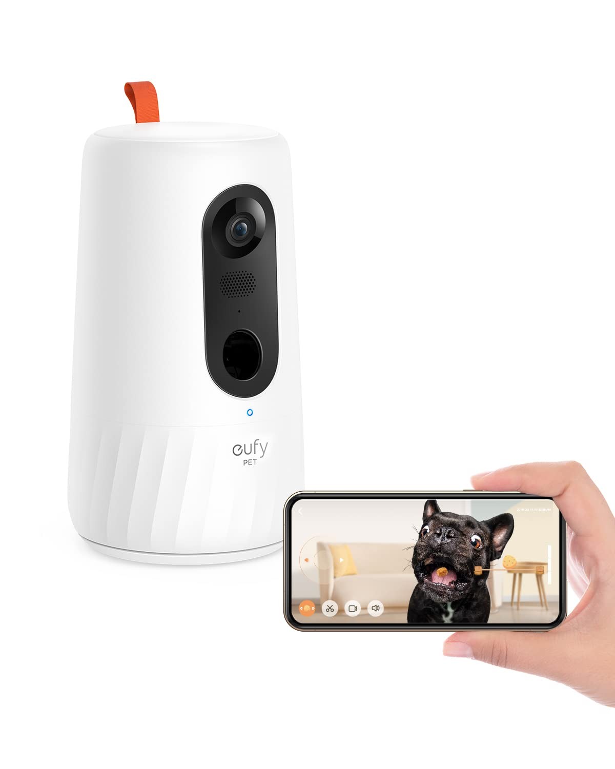 Anker Eufy Dog Camera D605 Automatic Feeder for Dogs and Cats Pet Camera/Wi 345