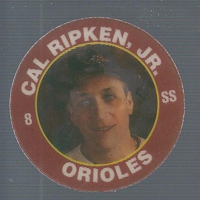 1992 Seven-Eleven Coins #9 Cal Ripken - BB