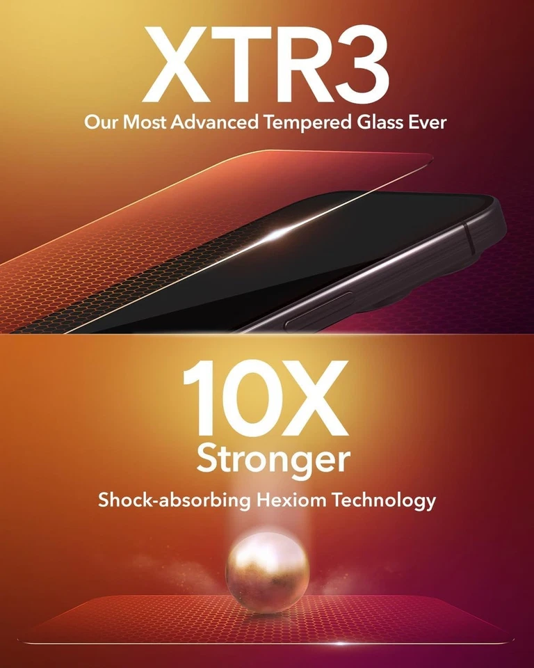 ZAGG Glass XTR3 Google Pixel 9 Pro XL Screen Protector - 10X Stronger with Re... - Image 2 of 4