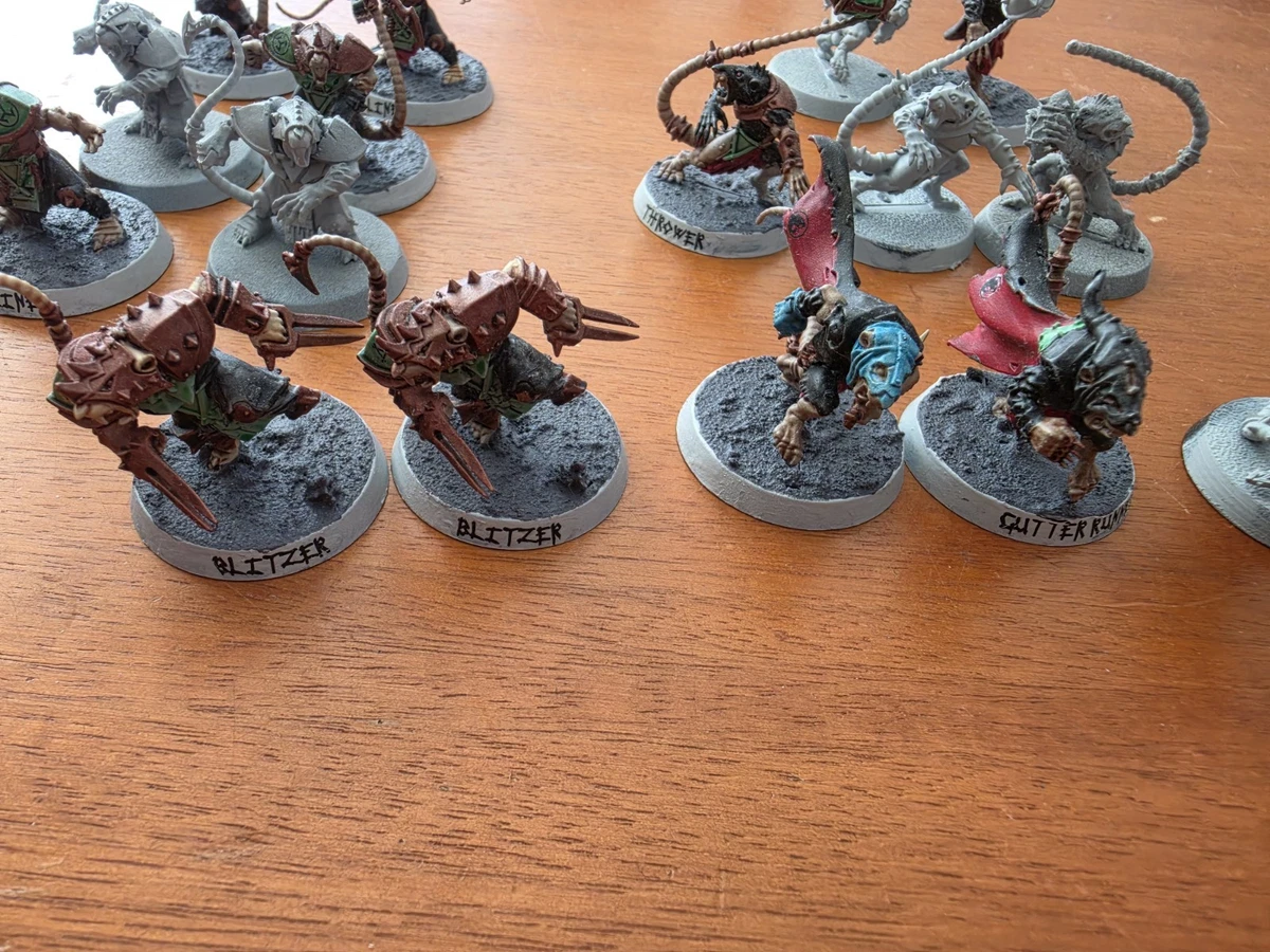 Blood Bowl Skaven Team mit einigen Star Spielern