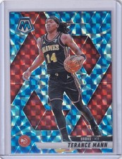 Terance Mann - 2024-25 NBA Panini Mosaic - Reactive Blue Mosaic - #19 - Hawks