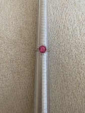 pink topaz and white topaz sterling silver ring