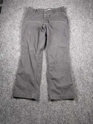 Carhartt Pants Mens 36x32 Gray Relaxed Fit Carpenter Straight Leg Workwear