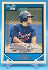 2007 BOWMAN 1st Freddie Freeman RC #BDPP12 Atlanta Braves Rookie Card. rookie card picture