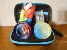 MAGICYOYO Crystal Colorful Yoyo's Set of 2 w/Case  Strings