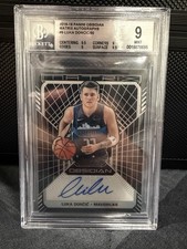 2018-19 Panini Obsidian - Matrix Rookie Auto Prizm Luka Dončić /50 RC Good Subs