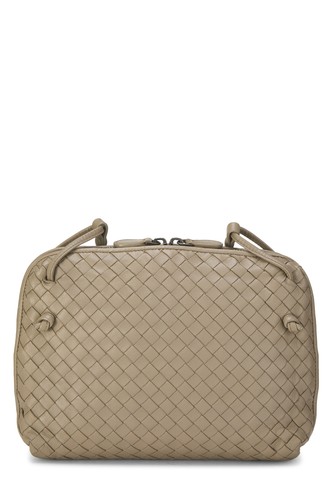 Bottega Veneta Grey Intrecciato Leather Nodini Crossbody - WGACA - 第 1/6 張圖片