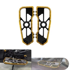 MX Style Driver Floorboards Foot Peg For Harley 86-up Touring Electra Glide FLHT