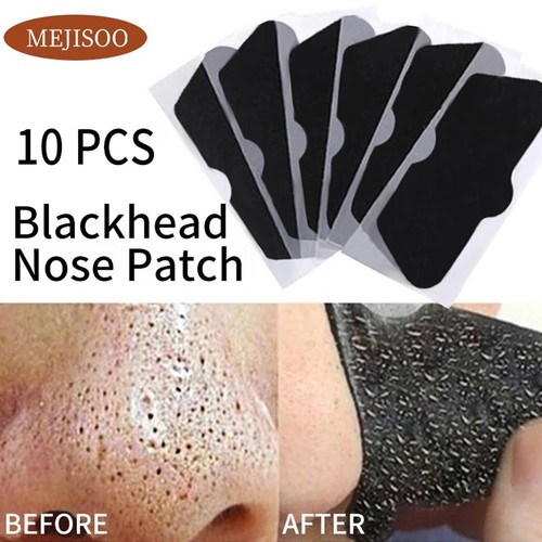 10pcs Nose Blackhead Stickers Deep Cleansing Acne Removal Nose Patch 