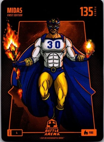 Bo Jackson Battle Arena Midas Steph Curry #4 Fire
