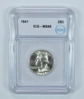 1941 Washington Quarter MS66 ICG *3723