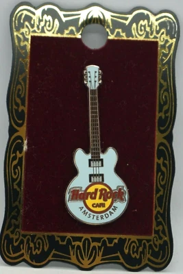 Hard Rock Cafe : Vintage HRC Amsterdam "Core" Guitar Pin - Image 1 of 3