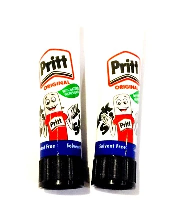 Pritt Stick 2 X 11g White Colour Glue Sticks - Image 1 of 2